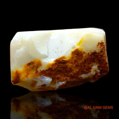 8.00 Cts Natural Australian Fire Opal Fancy Rough Loose Gemstone For Jewelry 19x11x5 mm RE-31