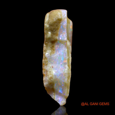 Natural Untreated Fire Opal Loose Gemstone Fancy Rough From Australia 8.00 Cts 22x12x6 mm RE-322