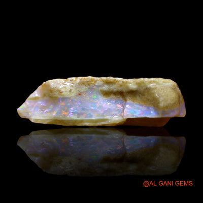 Natural Untreated Fire Opal Loose Gemstone Fancy Rough From Australia 8.00 Cts 22x12x6 mm RE-322