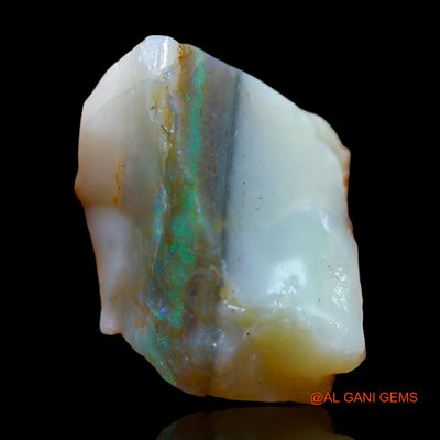 Natural Fire Opal Gemstone 14.00 Cts Loose Fancy Rough From Australia 19x11x7 mm RE-327