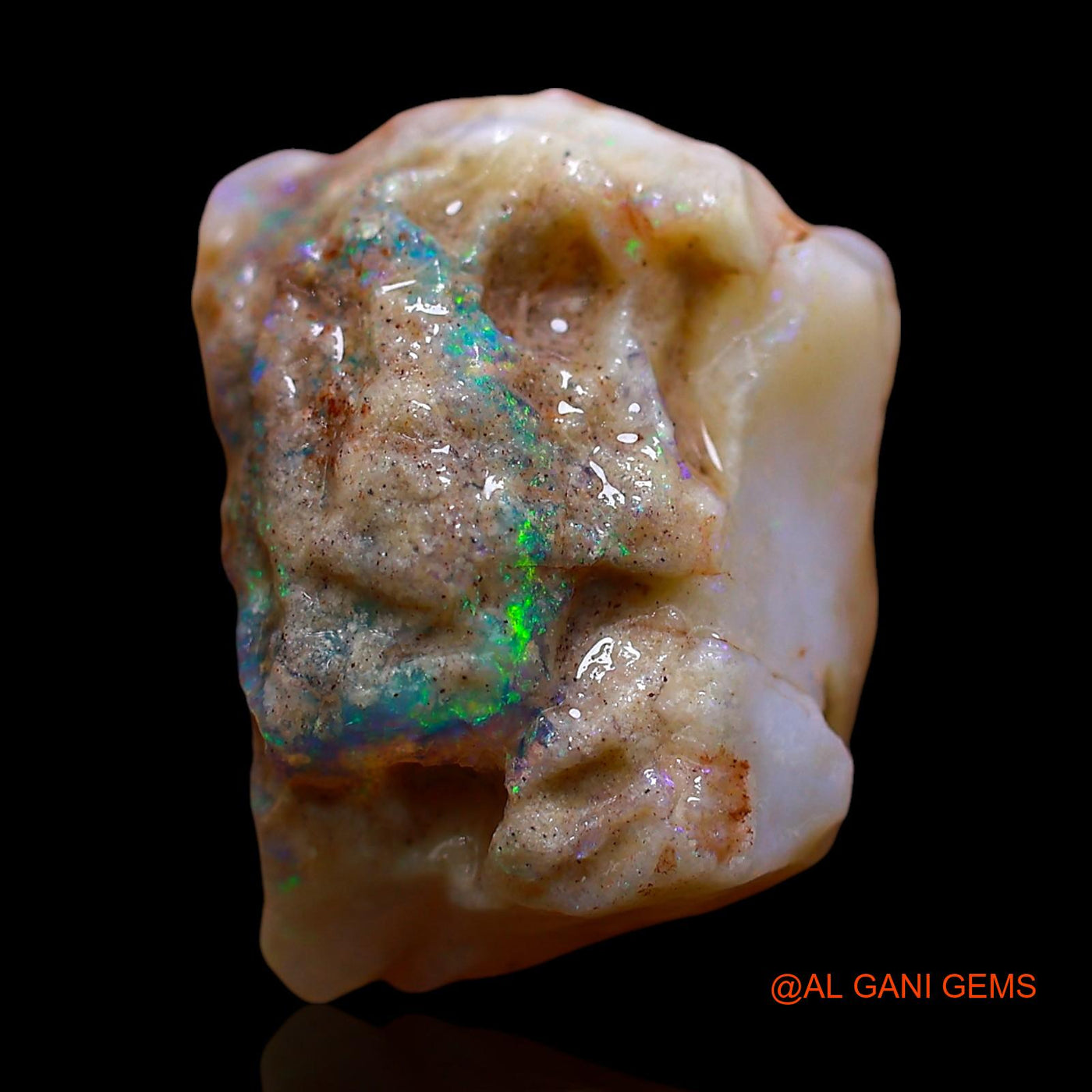 11.00 Cts Unheated Australian Fire Opal Loose Gemstone Fancy Rough Natural 17x12x10 mm RE-329