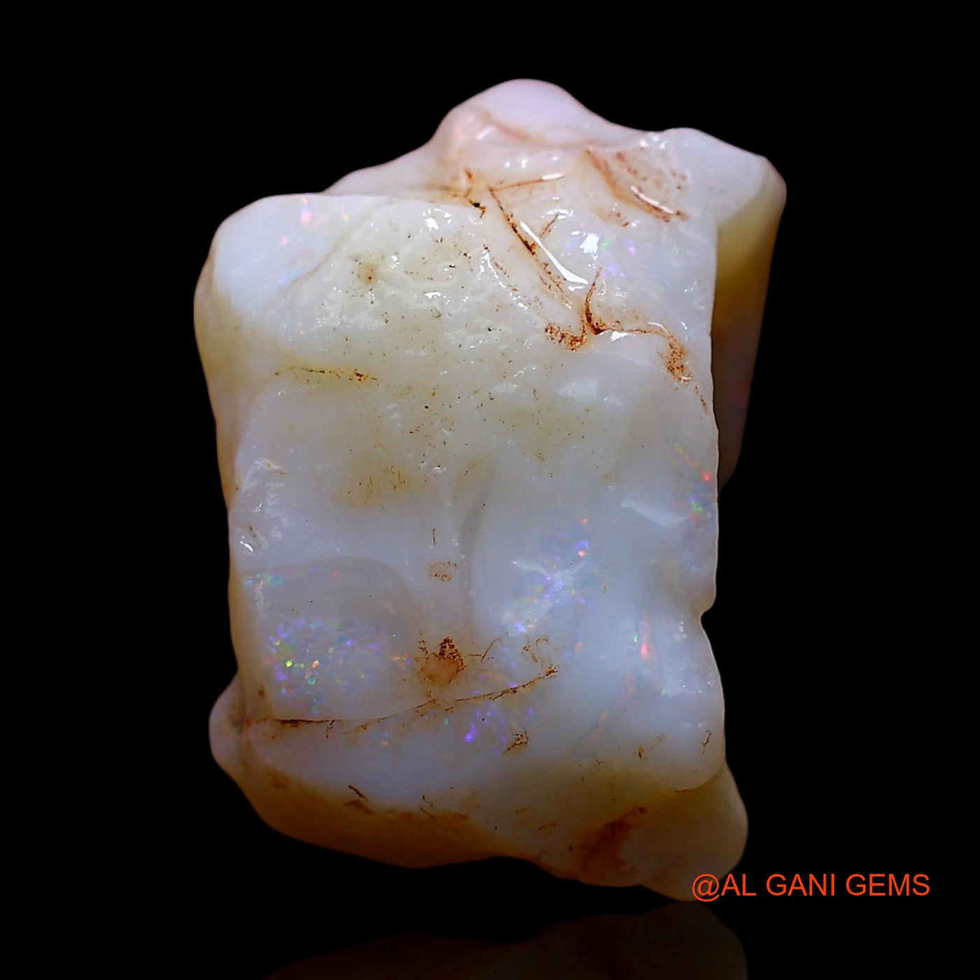 11.00 Cts Unheated Australian Fire Opal Loose Gemstone Fancy Rough Natural 17x12x10 mm RE-329