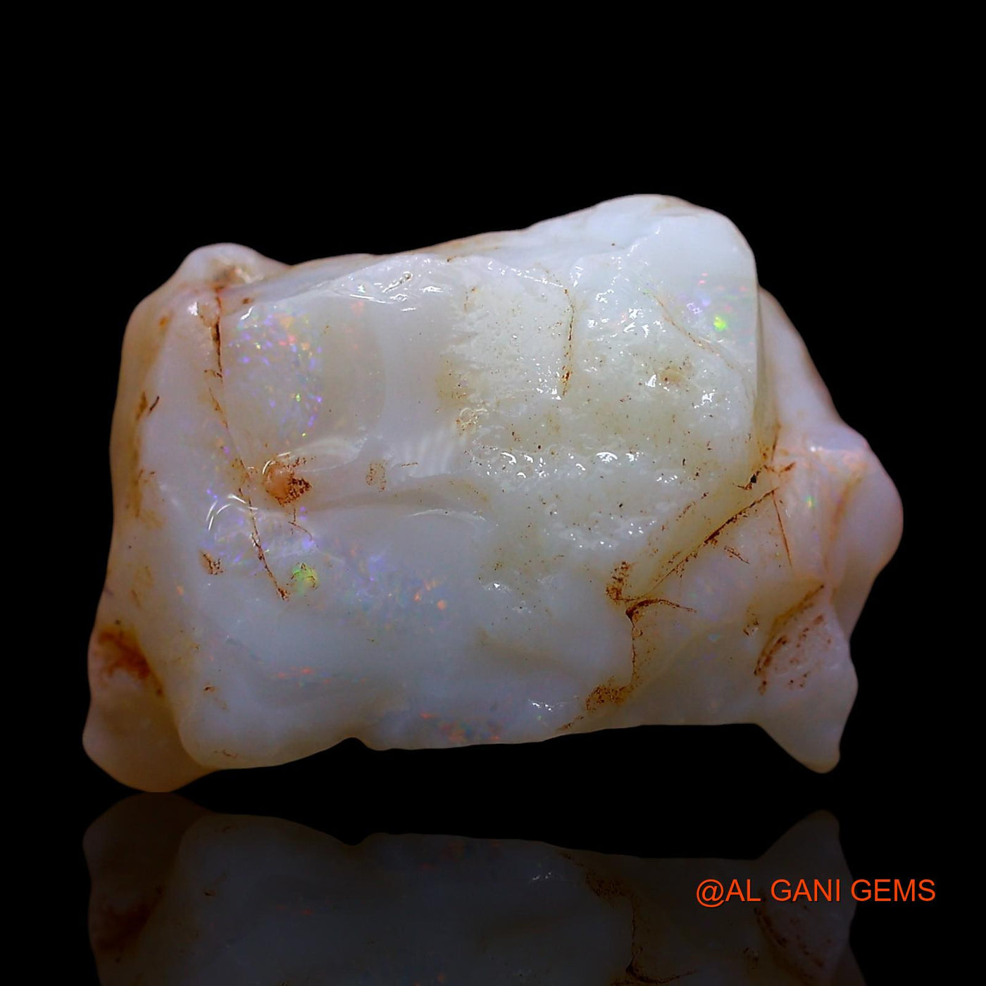 11.00 Cts Unheated Australian Fire Opal Loose Gemstone Fancy Rough Natural 17x12x10 mm RE-329