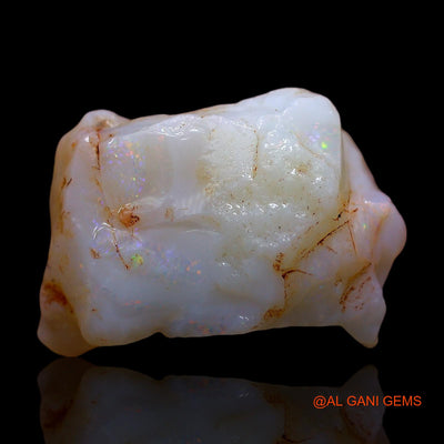 11.00 Cts Unheated Australian Fire Opal Loose Gemstone Fancy Rough Natural 17x12x10 mm RE-329