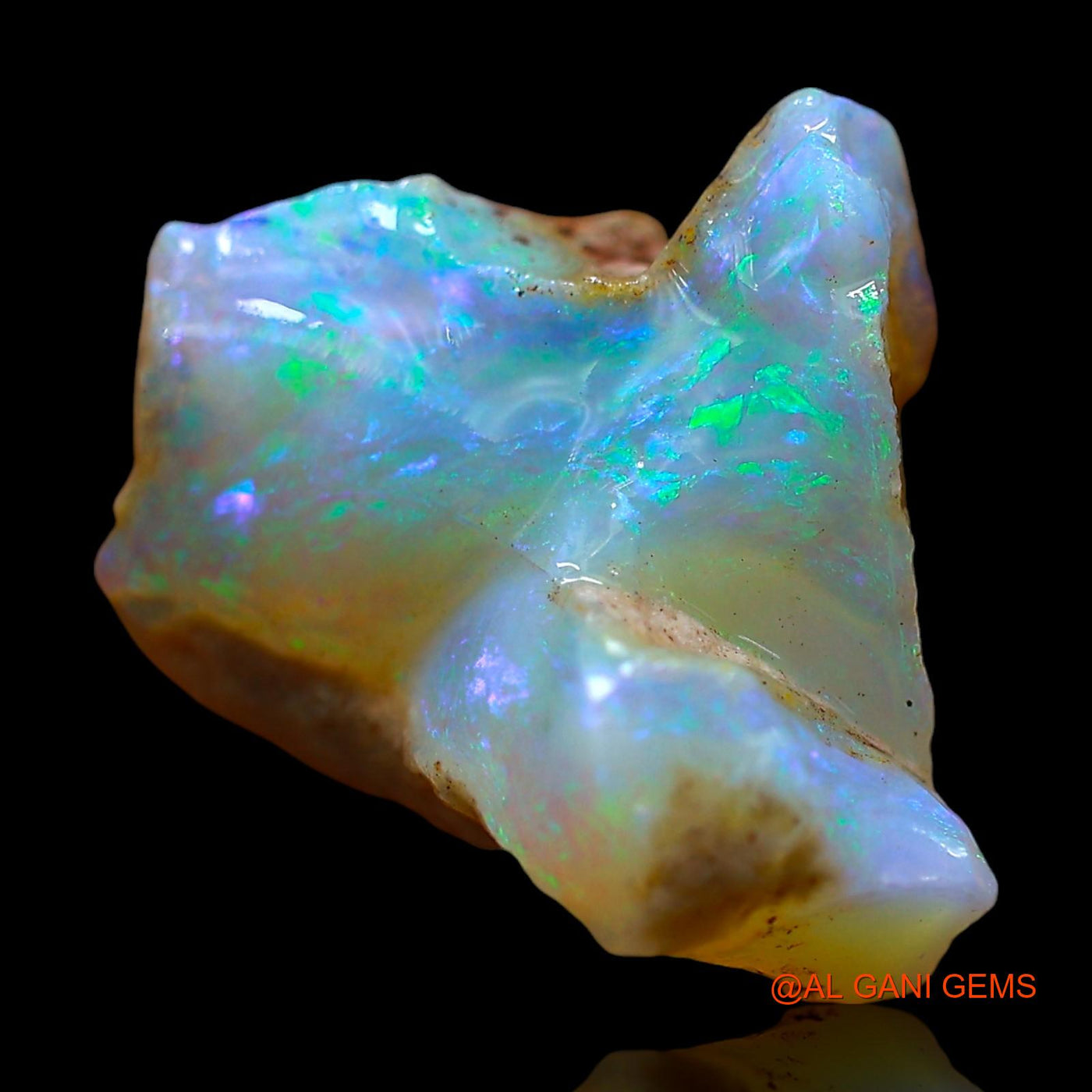 7.00 Cts Unheated Australian Fire Opal Loose Gemstone Fancy Rough Natural 17x13x9 mm RE-330