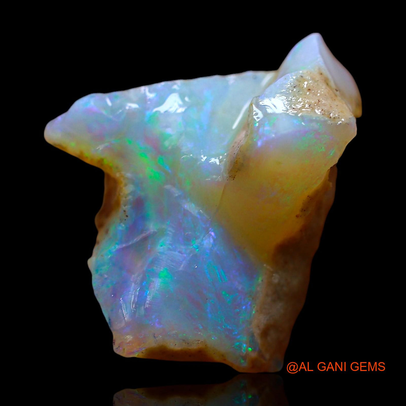 7.00 Cts Unheated Australian Fire Opal Loose Gemstone Fancy Rough Natural 17x13x9 mm RE-330