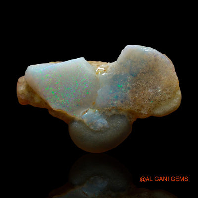 Natural Fire Opal Gemstone 6.00 Cts Loose Fancy Rough From Australia 22x13x5 mm RE-331