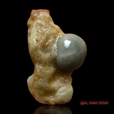 Natural Fire Opal Gemstone 6.00 Cts Loose Fancy Rough From Australia 22x13x5 mm RE-331