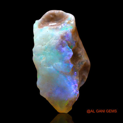 7.00 Cts Natural Australian Fire Opal Loose Gemstone Fancy Rough 20x11x7 mm RE-334