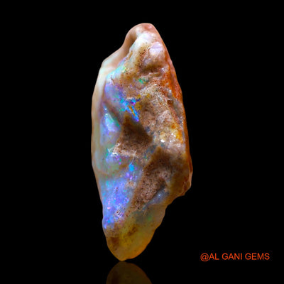 7.00 Cts Natural Australian Fire Opal Loose Gemstone Fancy Rough 20x11x7 mm RE-334