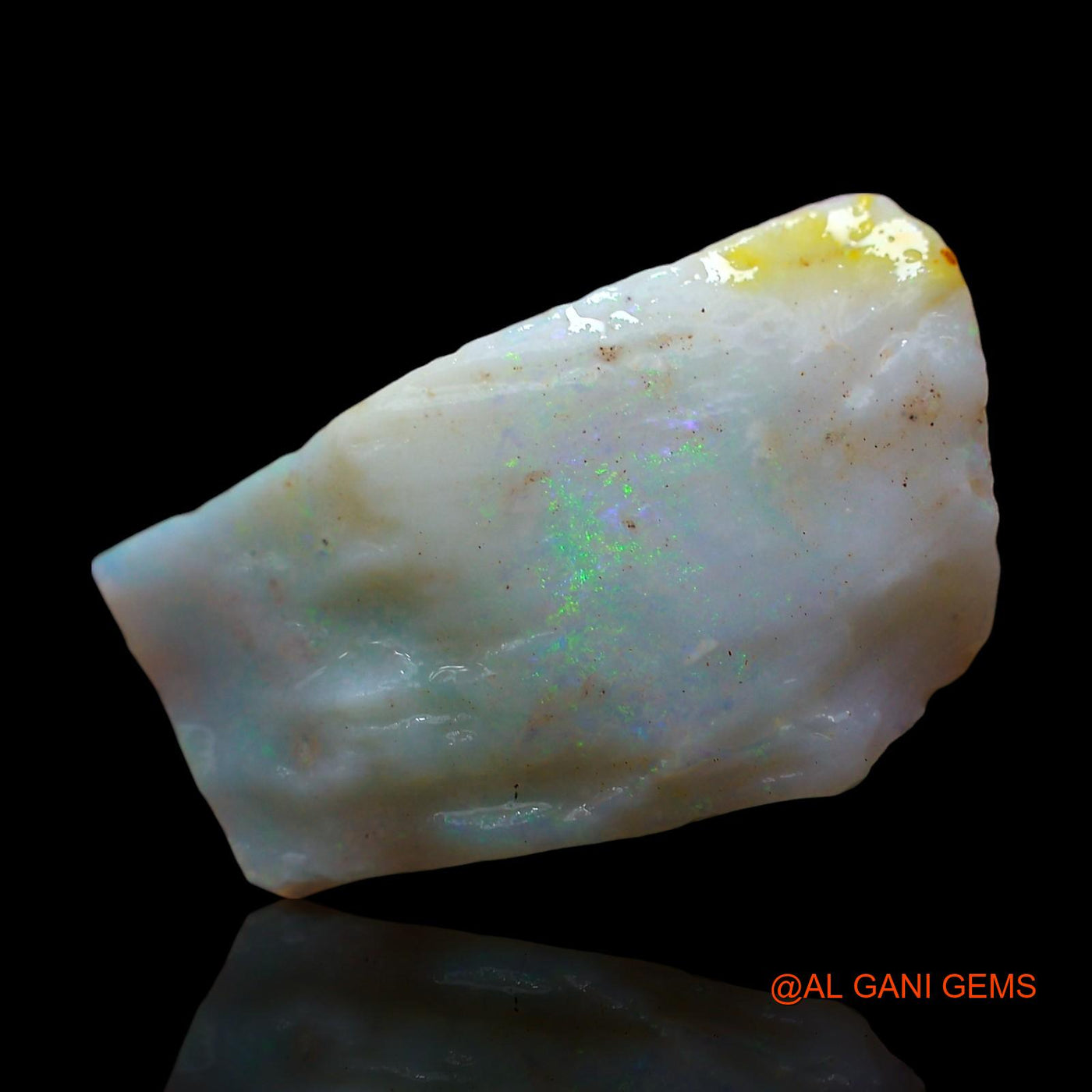 Natural Fire Opal Gemstone 4.00 Cts Loose Fancy Rough From Australia 19x11x4 mm RE-335