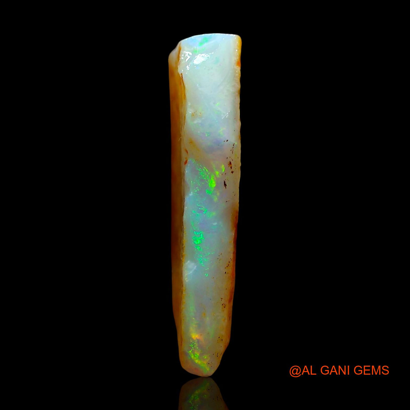 5.00 Cts Natural Australian Fire Opal Loose Gemstone Fancy Rough 19x11x3 mm RE-336