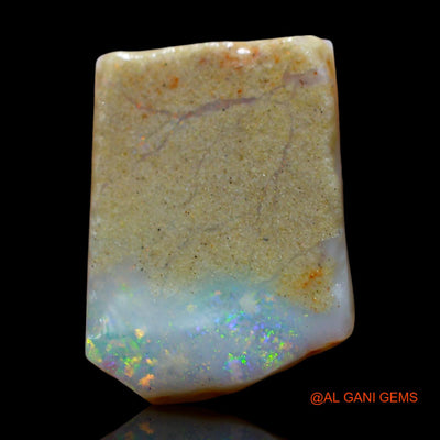 6.00 Cts Natural Australian Fire Opal Loose Gemstone Fancy Rough 18x13x3 mm RE-33