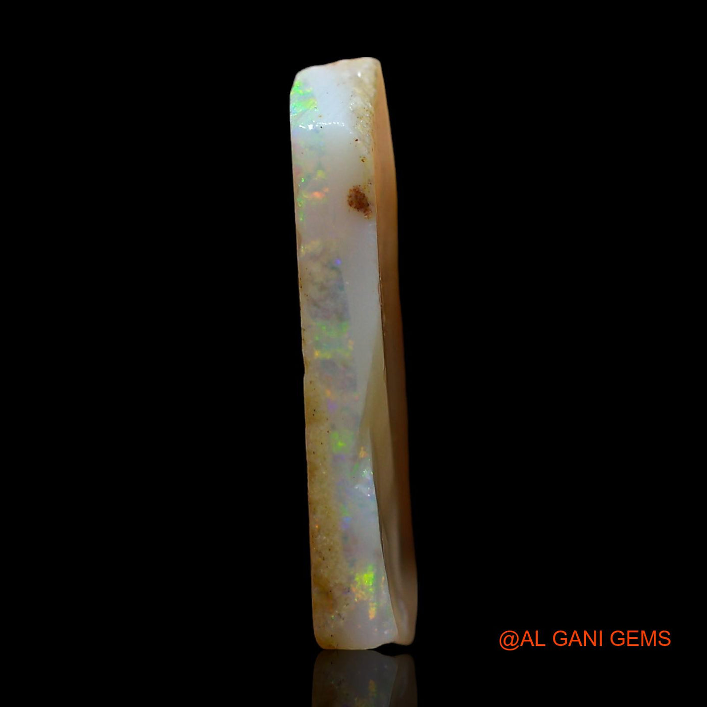 6.00 Cts Natural Australian Fire Opal Loose Gemstone Fancy Rough 18x13x3 mm RE-33