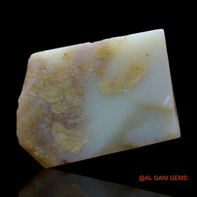 6.00 Cts Natural Australian Fire Opal Loose Gemstone Fancy Rough 18x13x3 mm RE-33