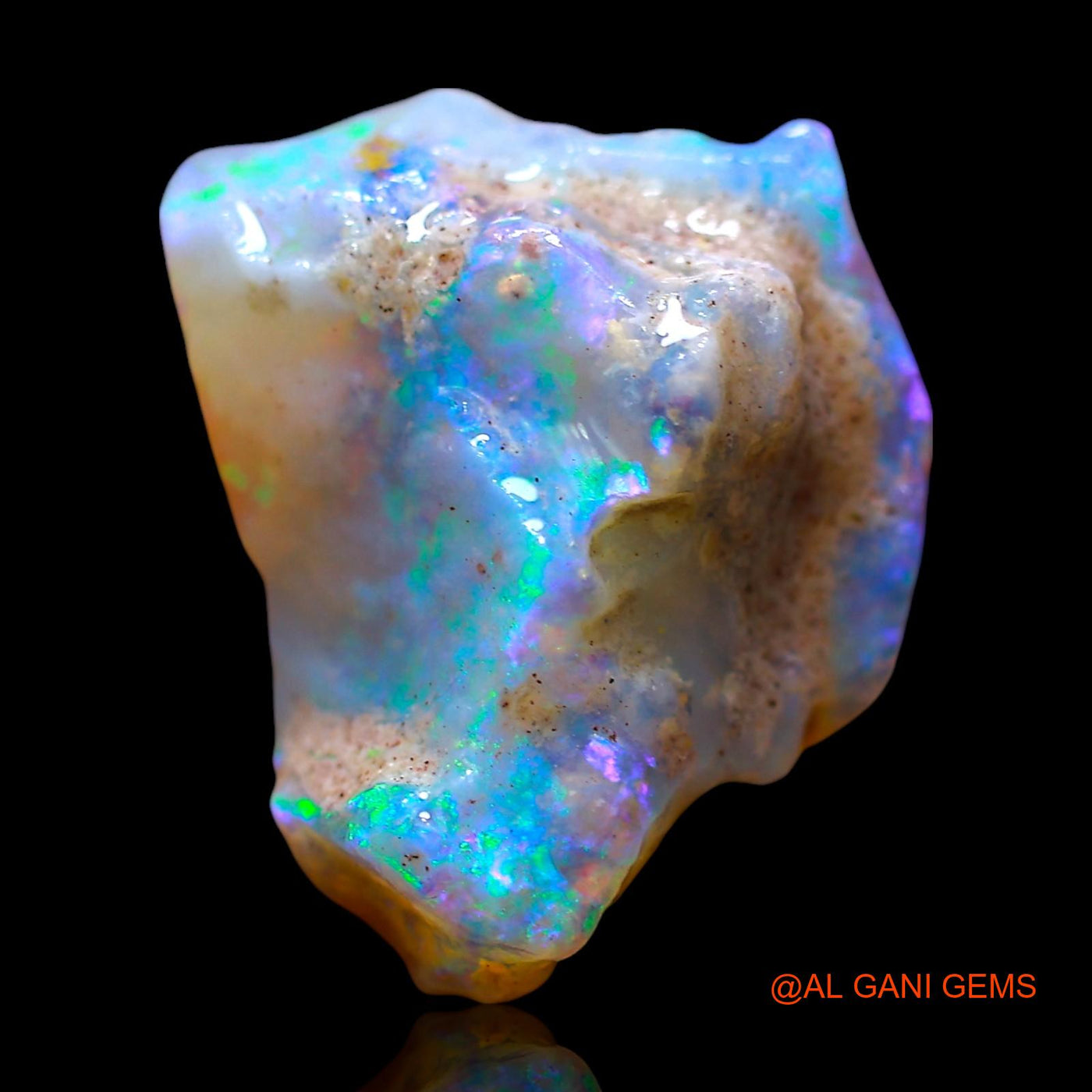 7.00 Cts Natural Australian Fire Opal Fancy Rough Loose Gemstone For Jewelry 17x13x7 mm RE-340