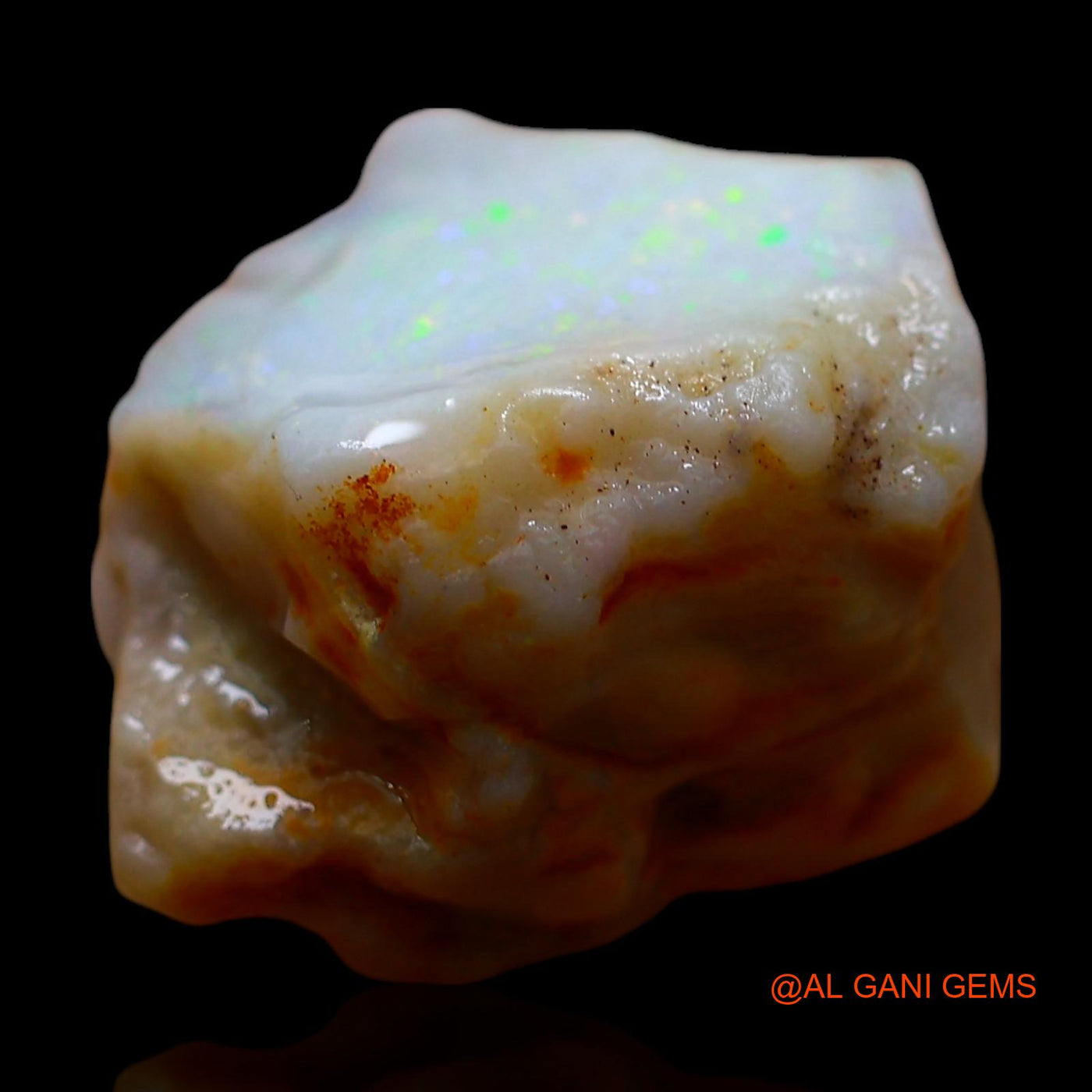 10.00 Cts Natural Australian Fire Opal Loose Gemstone Fancy Rough 14x12x9 mm RE-341
