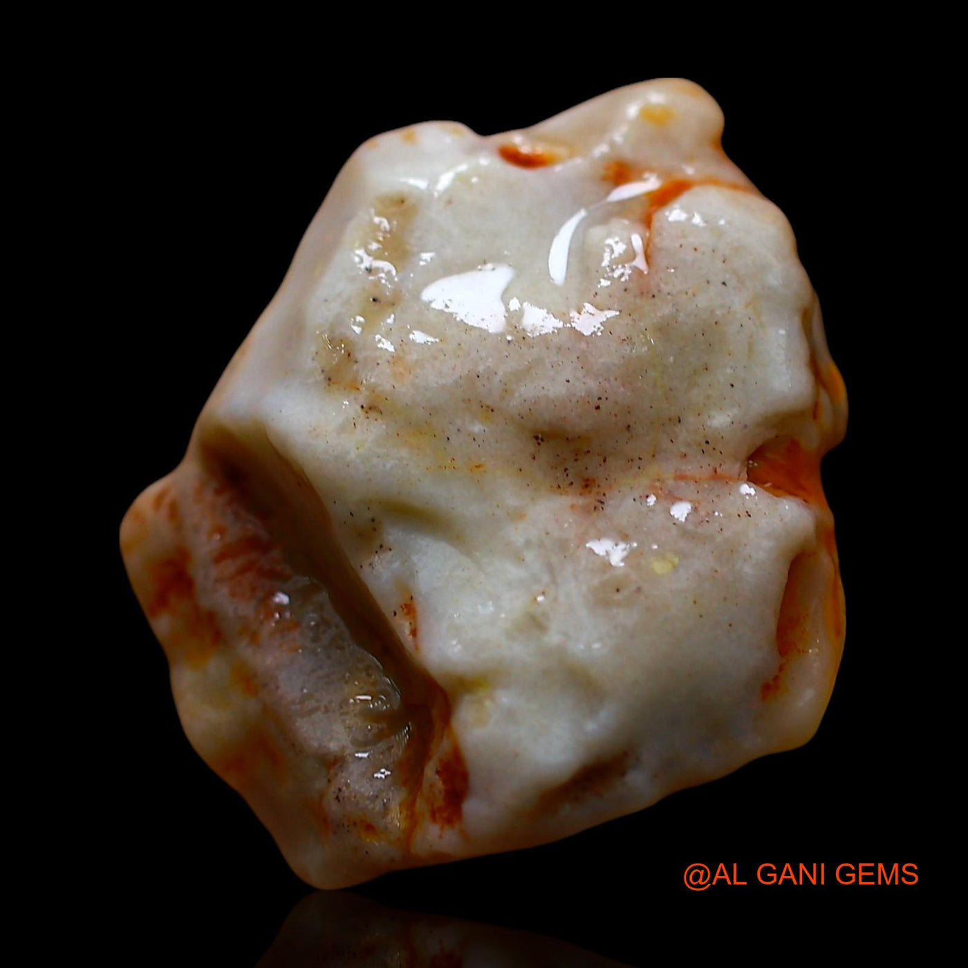 10.00 Cts Natural Australian Fire Opal Loose Gemstone Fancy Rough 14x12x9 mm RE-341