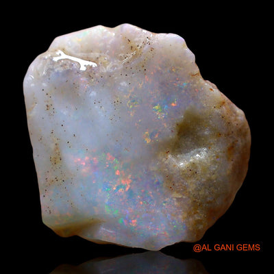 7.00 Cts Natural Australian Fire Opal Loose Gemstone Fancy Rough 14x14x6 mm RE-342
