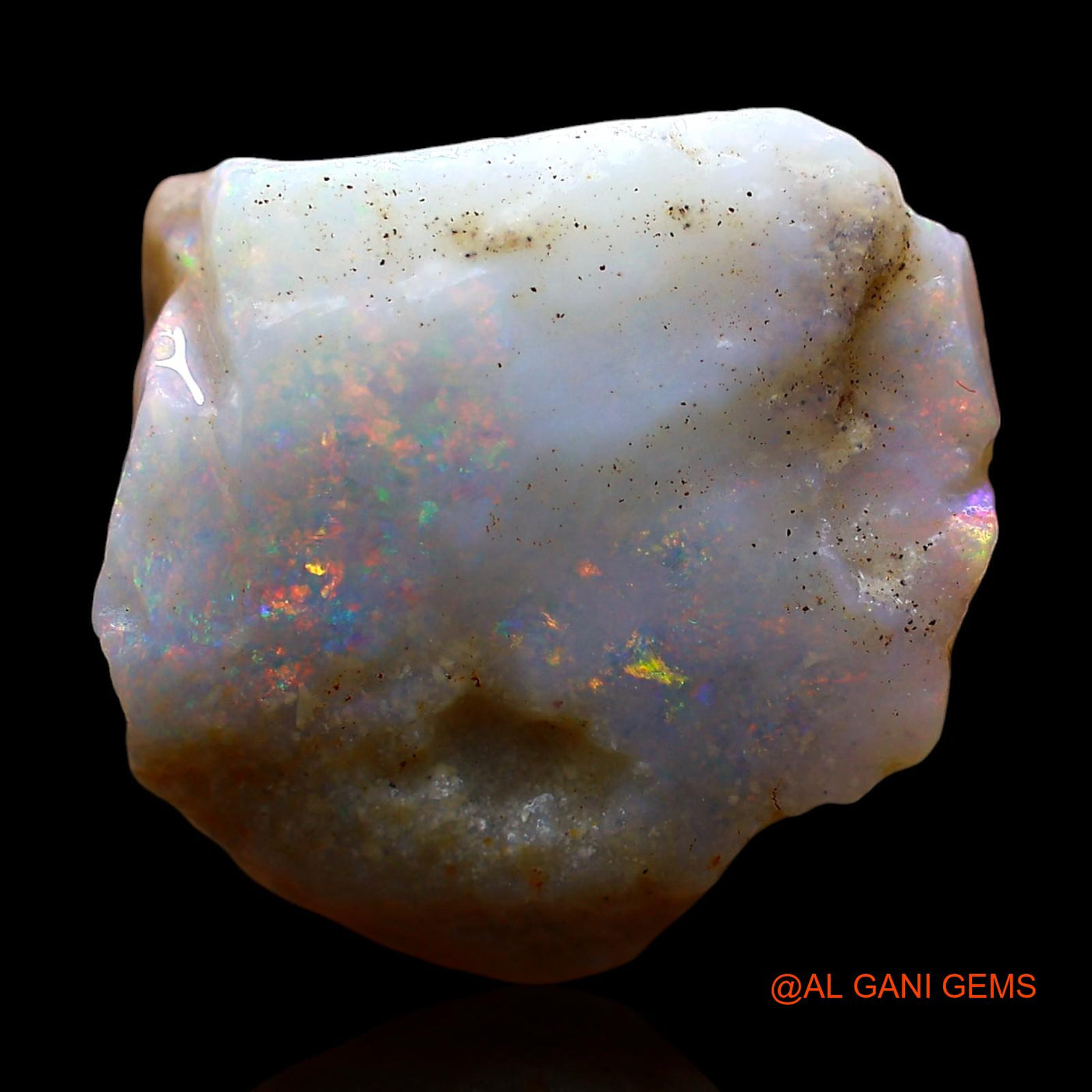 7.00 Cts Natural Australian Fire Opal Loose Gemstone Fancy Rough 14x14x6 mm RE-342