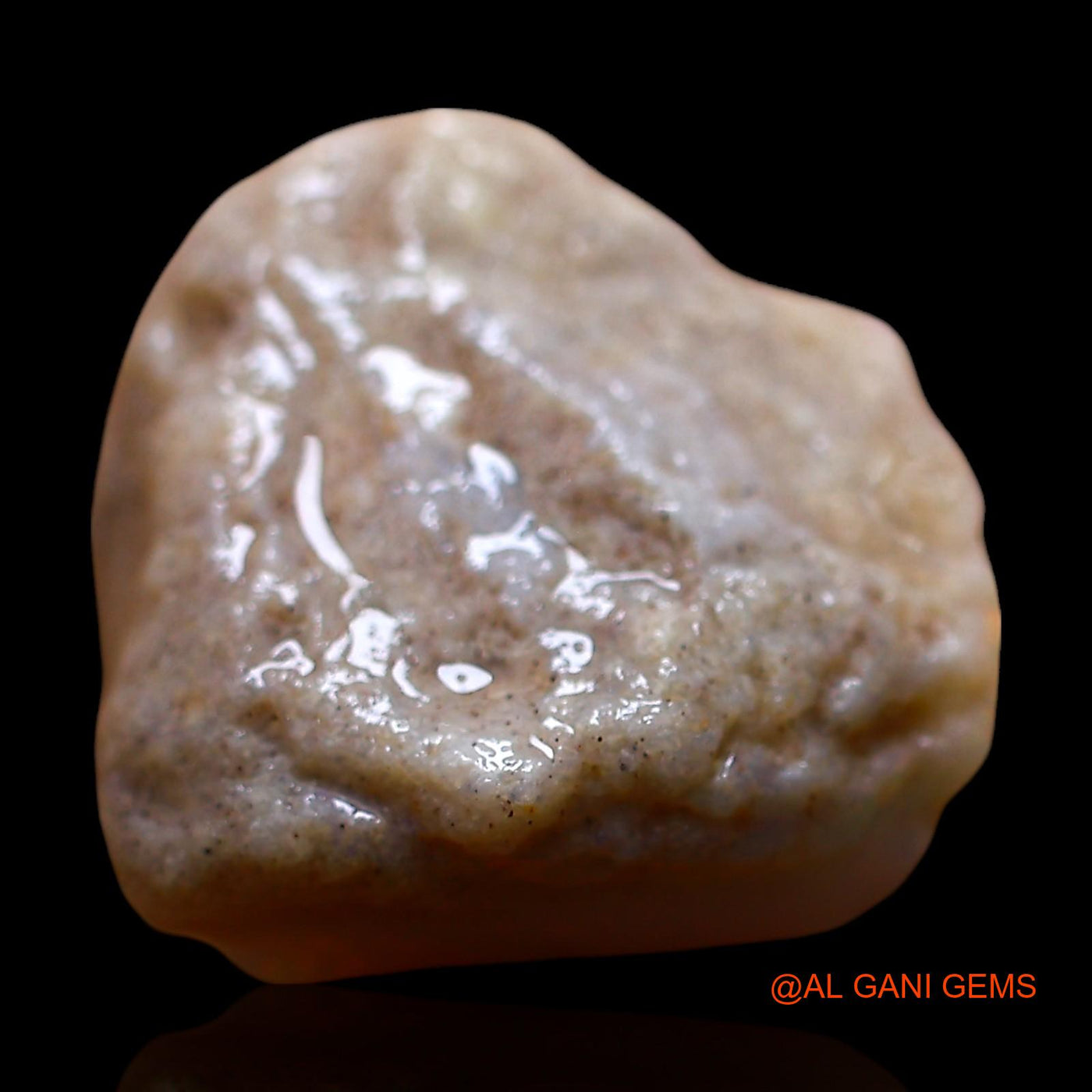 7.00 Cts Natural Australian Fire Opal Loose Gemstone Fancy Rough 14x14x6 mm RE-342