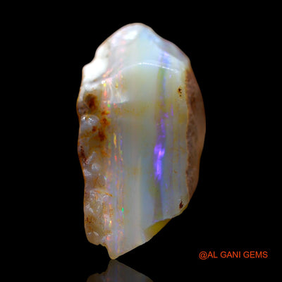 Natural Untreated Fire Opal Loose Gemstone Fancy Rough From Australia 8.00 Cts 19x9x10 mm RE-344
