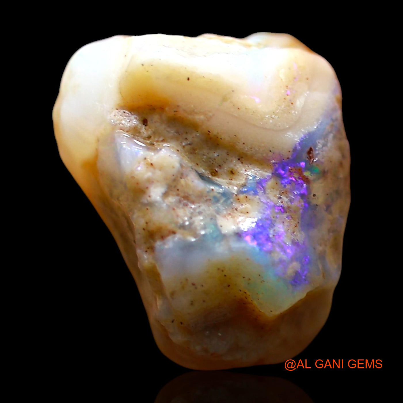 11.00 Cts Natural Australian Fire Opal Fancy Rough Loose Gemstone For Jewelry 14x13x10 mm RE-345