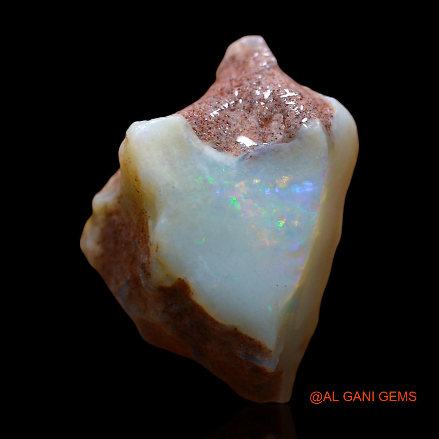 8.00 Cts Natural Australian Fire Opal Loose Gemstone Fancy Rough 18x12x8 mm RE-346