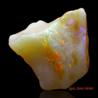 8.00 Cts Natural Australian Fire Opal Loose Gemstone Fancy Rough 15x10x8 mm RE-348