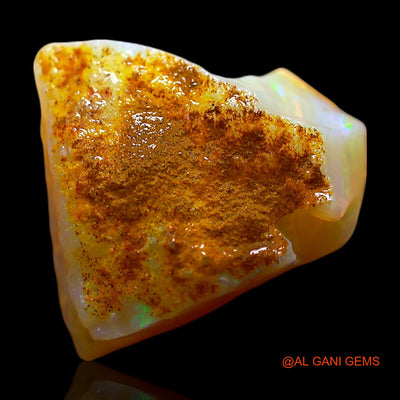 10.00 Cts Natural Australian Fire Opal Fancy Rough Loose Gemstone For Jewelry 13x13x8 mm RE-349