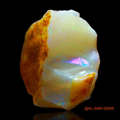 10.00 Cts Natural Australian Fire Opal Fancy Rough Loose Gemstone For Jewelry 13x13x8 mm RE-349