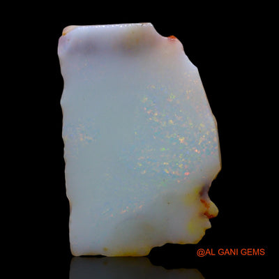 Natural Fire Opal Gemstone 6.00 Cts Loose Fancy Rough From Australia 19x12x3 mm RE-34