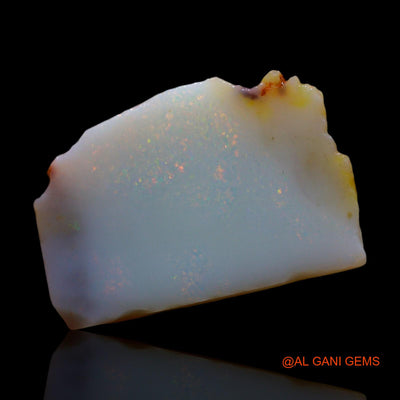 Natural Fire Opal Gemstone 6.00 Cts Loose Fancy Rough From Australia 19x12x3 mm RE-34