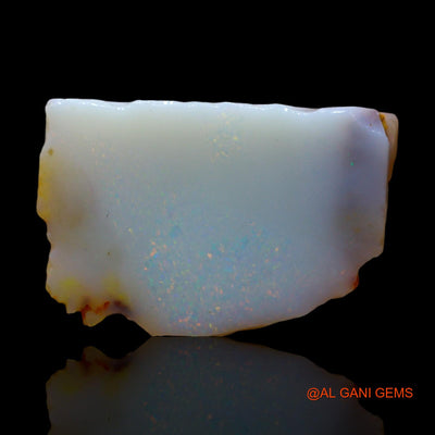 Natural Fire Opal Gemstone 6.00 Cts Loose Fancy Rough From Australia 19x12x3 mm RE-34