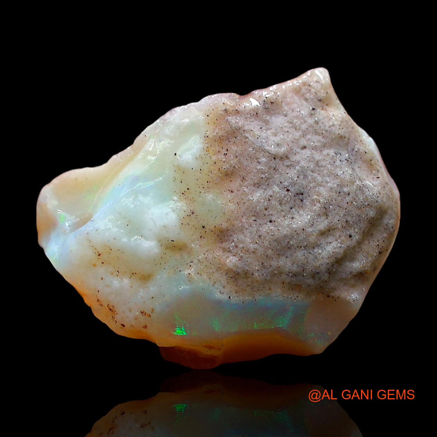 Natural Untreated Fire Opal Loose Gemstone Fancy Rough From Australia 6.00 Cts 17x11x6 mm RE-359
