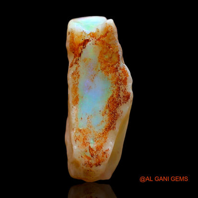 Natural Untreated Fire Opal Loose Gemstone Fancy Rough From Australia 6.00 Cts 17x11x6 mm RE-359