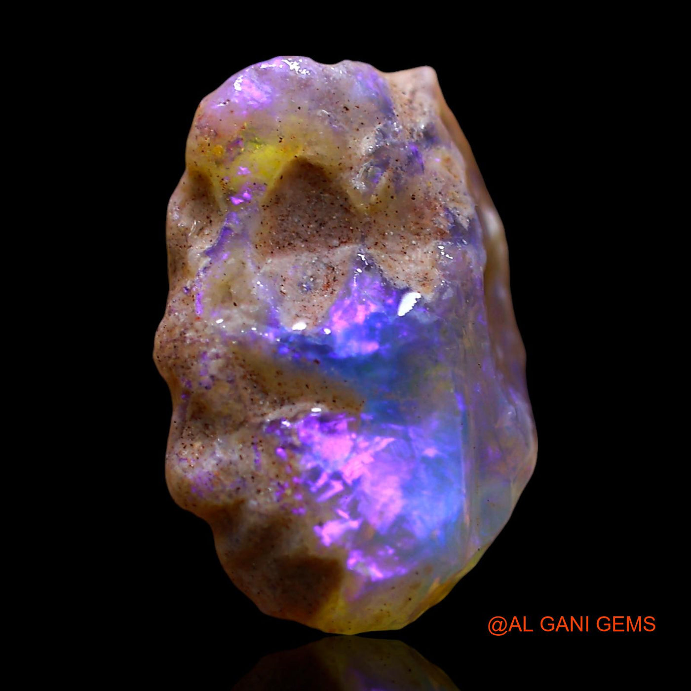 7.00 Cts Natural Australian Fire Opal Fancy Rough Loose Gemstone For Jewelry 15x11x9 mm RE-369