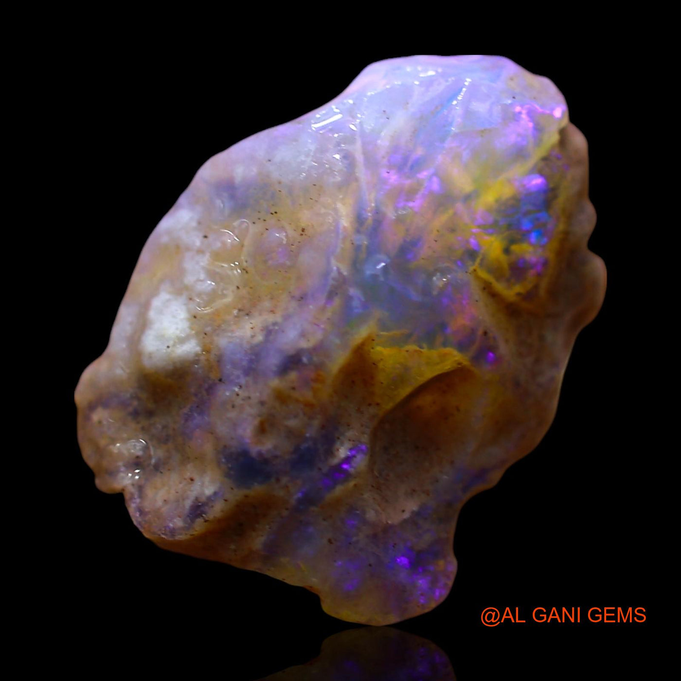 7.00 Cts Natural Australian Fire Opal Fancy Rough Loose Gemstone For Jewelry 15x11x9 mm RE-369