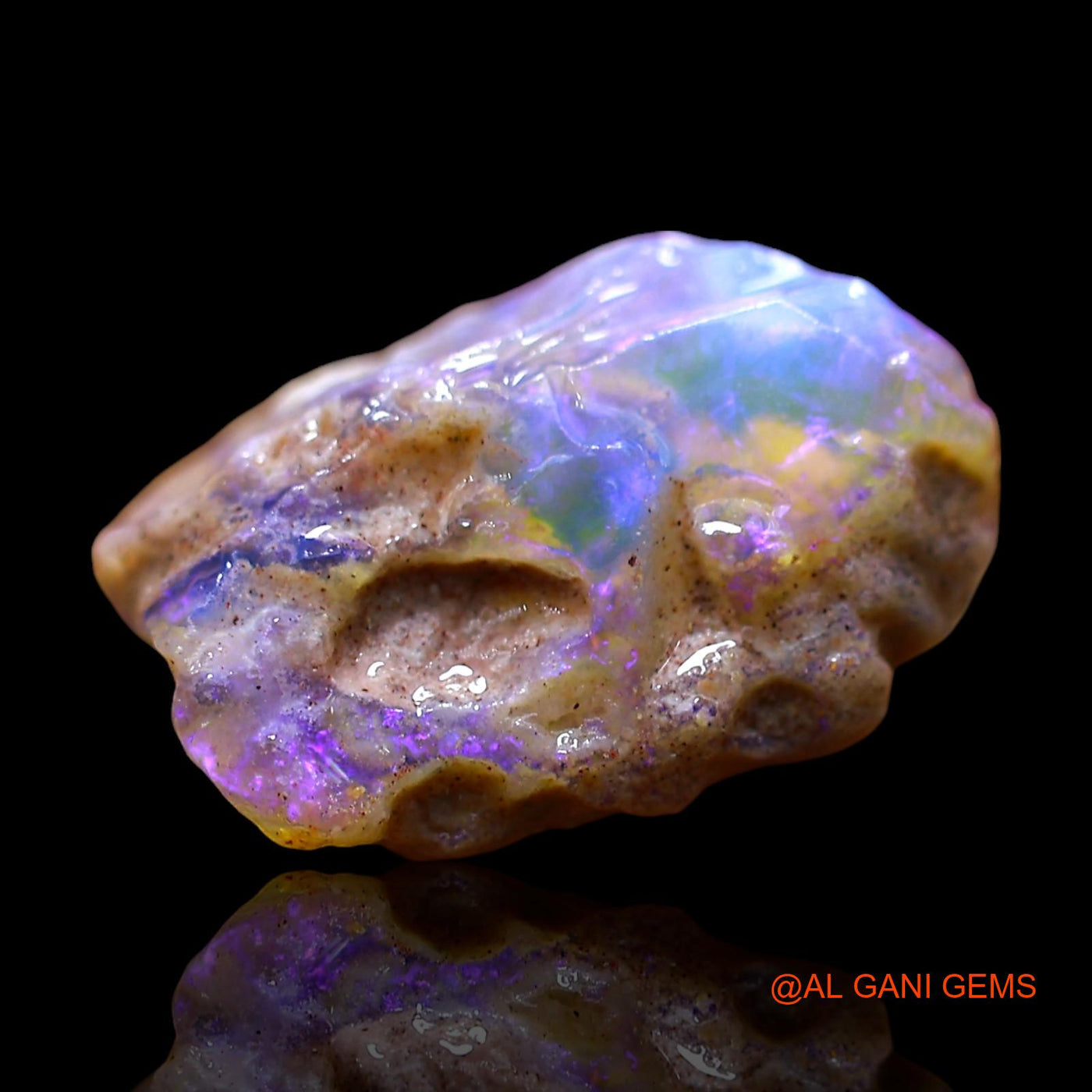 7.00 Cts Natural Australian Fire Opal Fancy Rough Loose Gemstone For Jewelry 15x11x9 mm RE-369
