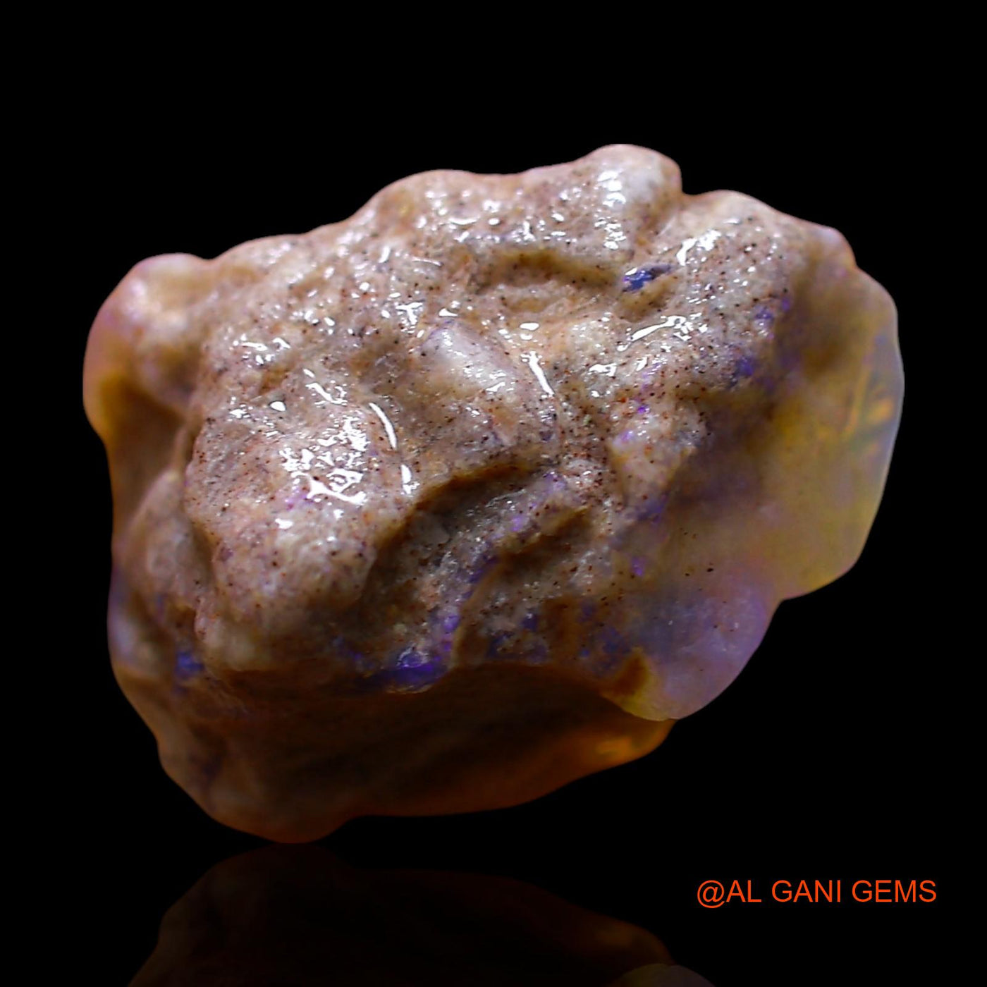 7.00 Cts Natural Australian Fire Opal Fancy Rough Loose Gemstone For Jewelry 15x11x9 mm RE-369