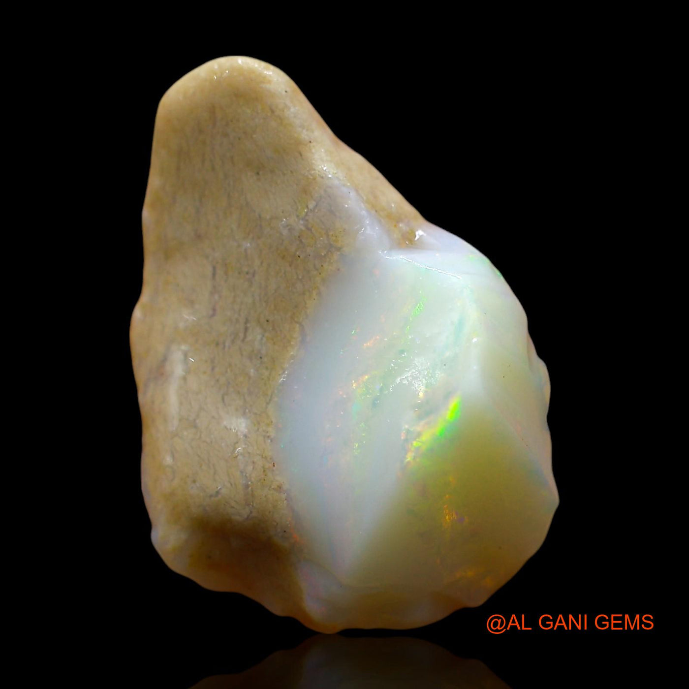 6.00 Cts Unheated Australian Fire Opal Loose Gemstone Fancy Rough Natural 20x14x6 mm RE-36