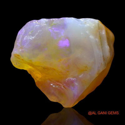 Natural Untreated Fire Opal Loose Gemstone Fancy Rough From Australia 7.00 Cts 15x11x9 mm RE-370