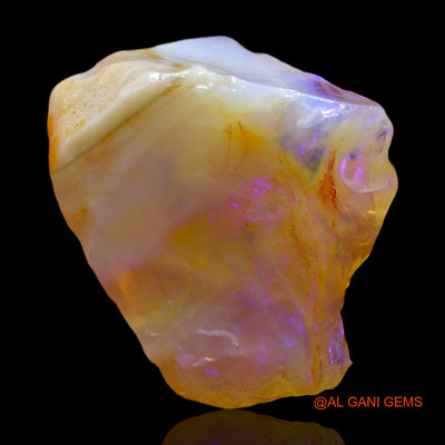 Natural Untreated Fire Opal Loose Gemstone Fancy Rough From Australia 7.00 Cts 15x11x9 mm RE-370