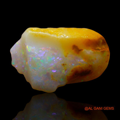5.00 Cts Natural Australian Fire Opal Loose Gemstone Fancy Rough 16x11x6 mm RE-371