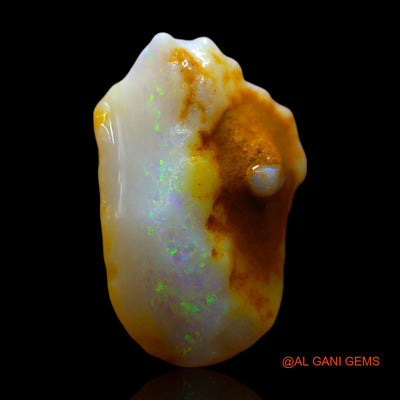5.00 Cts Natural Australian Fire Opal Loose Gemstone Fancy Rough 16x11x6 mm RE-371