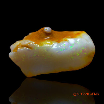5.00 Cts Natural Australian Fire Opal Loose Gemstone Fancy Rough 16x11x6 mm RE-371