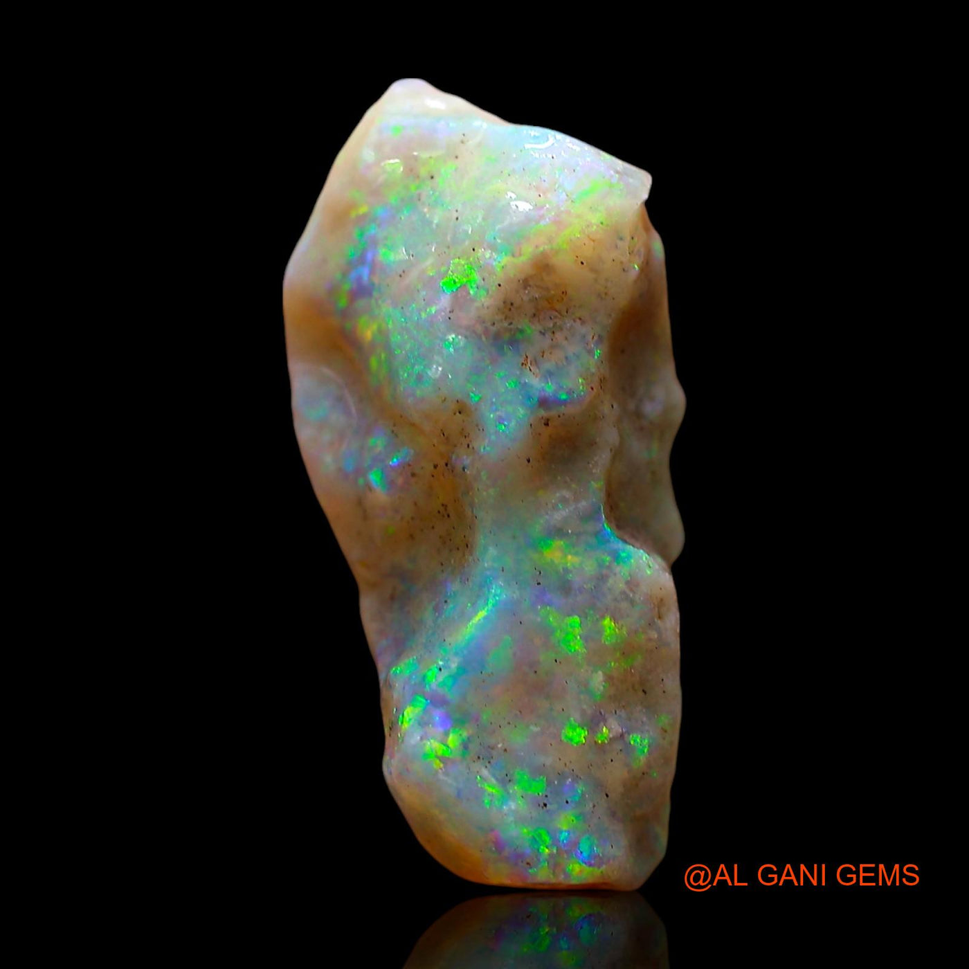 4.00 Cts Natural Australian Fire Opal Fancy Rough Loose Gemstone For Jewelry 19x8x6 mm RE-372