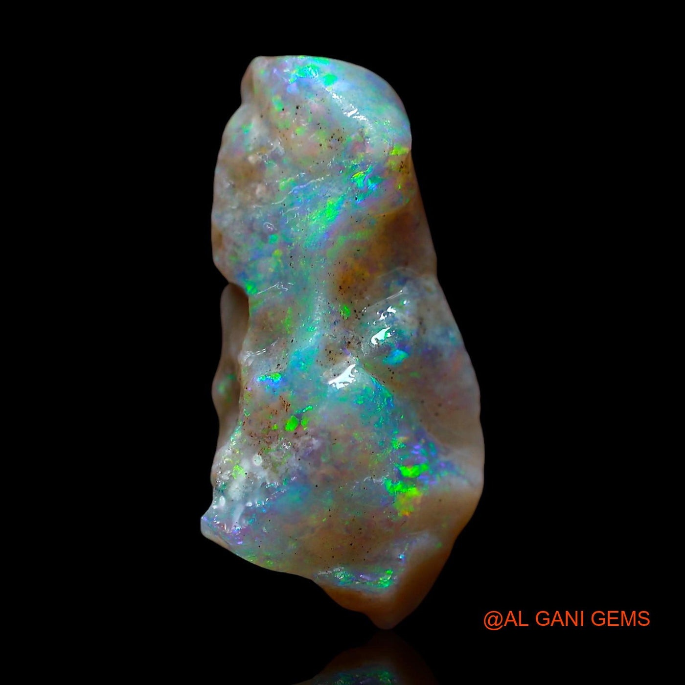 4.00 Cts Natural Australian Fire Opal Fancy Rough Loose Gemstone For Jewelry 19x8x6 mm RE-372