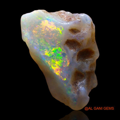 5.00 Cts Natural Australian Fire Opal Loose Gemstone Fancy Rough 16x11x7 mm RE-373