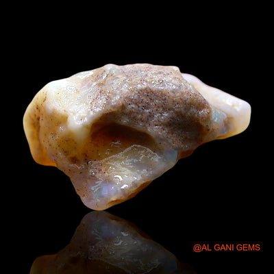 5.00 Cts Natural Australian Fire Opal Loose Gemstone Fancy Rough 16x11x7 mm RE-373